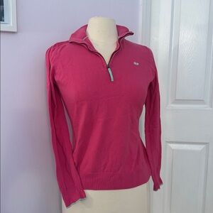 Vineyard Vines Women's Vibrant Pink Cowl Sweater
